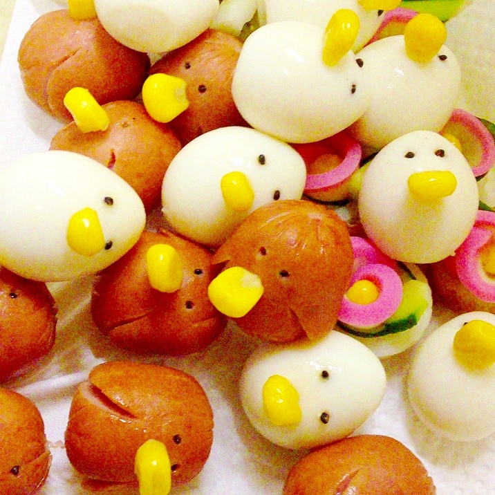 うずらとウィンナーのピヨピヨひよこ ペンギン レシピ 作り方 By 青色カエル 楽天レシピ うずらとウィンナーのピヨピヨひよこ ペンギン レシピ 作り方 By 青色カエル 楽天レシピ